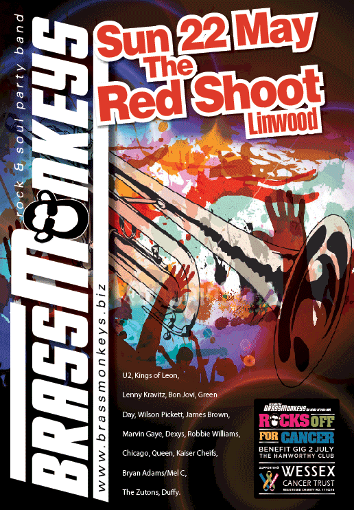 The Red Shoot, New Forest, 22 May, BrassMonkeys Band