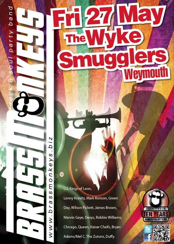 BrassMonkeys - Fri 27 May - The Wyke Smugglers, Weymouth