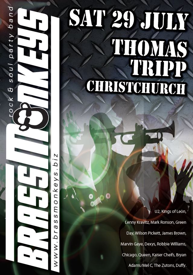 BrassMonkeys at the Thomas Tripp - Christchurch - Sat 29 July